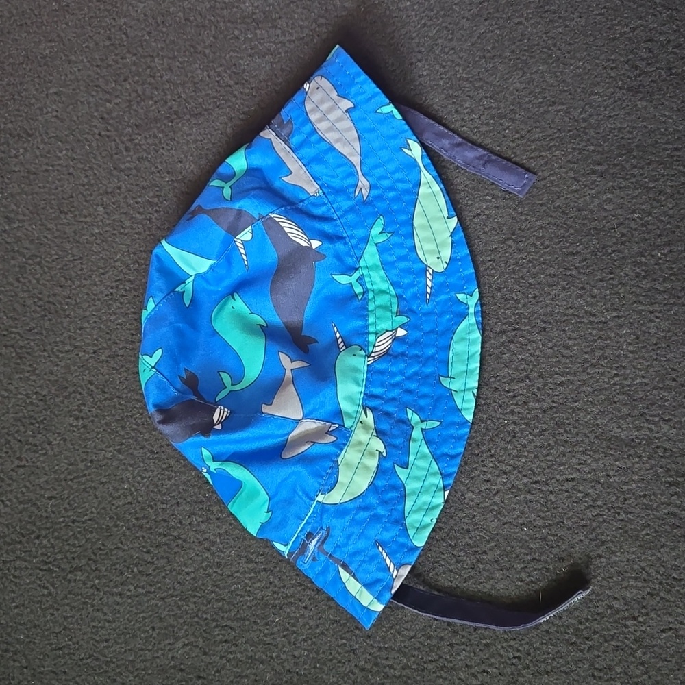 Swim Baby Bucket Hat, Whales, 6-12 M